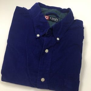 CHAPS 100% COTTON BUTTON UP